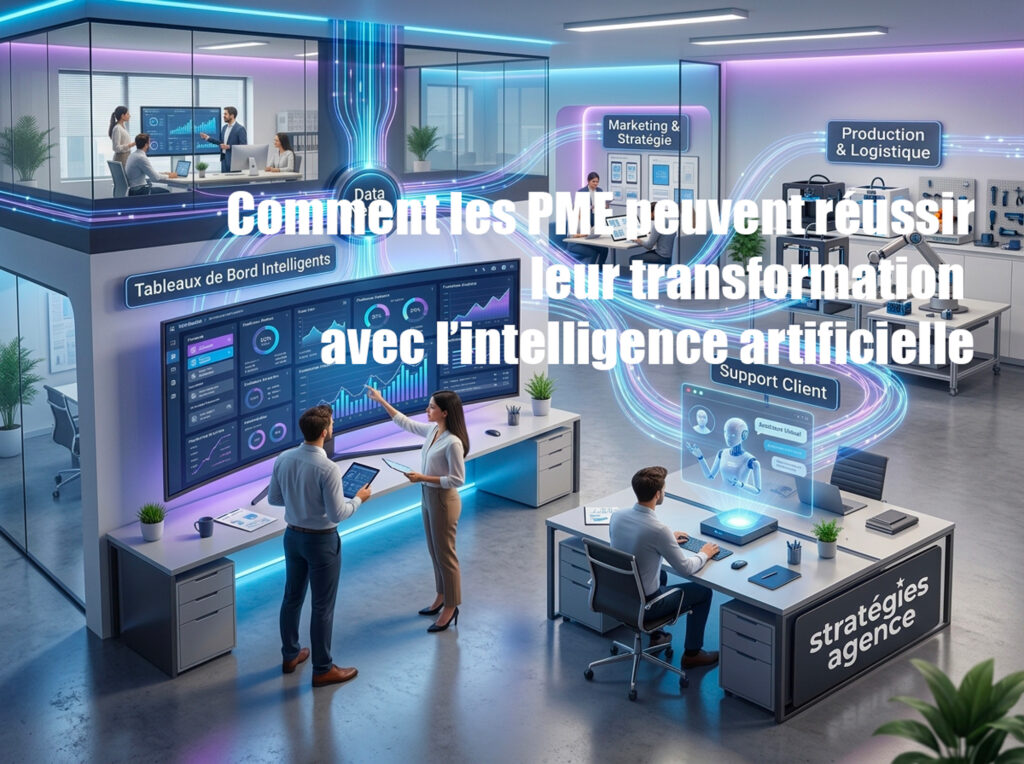 Comment les PME peuvent réussir leur transformation avec l’intelligence artificielle, formation IA et automatisations IA